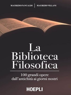 cover image of La biblioteca filosofica